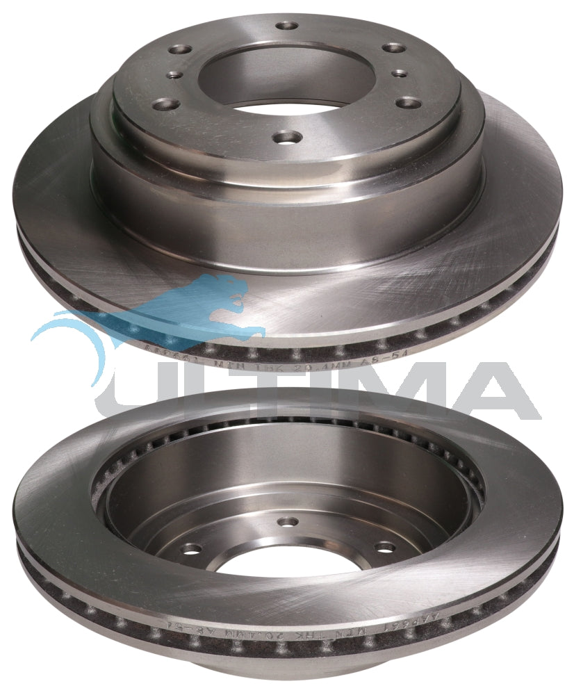 Brake Disc Rotor Rear Fits Pajero NM, NP AAP661 - Ultima