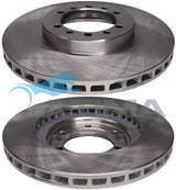Brake Disc Rotor Front Fits Triton MK 15" Wheel AAP663 - Ultima