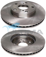 Brake Disc Rotor (F) Fits RAV4 ACA20, ACA21, ACA22, ACA23 AAP692 - Ultima