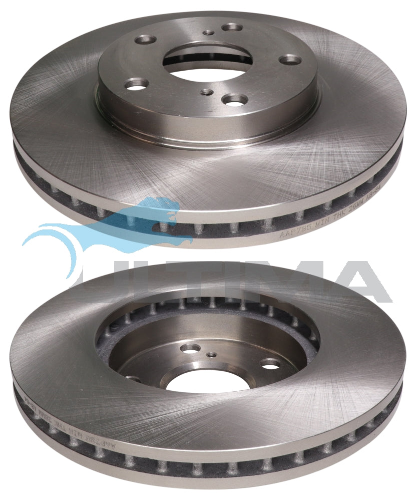 Brake Disc Rotor (F) Fits Apollo JM, JP V6, Camry ACV36, MCV20/36, VCV10, VDV10 AAP735 - Ultima