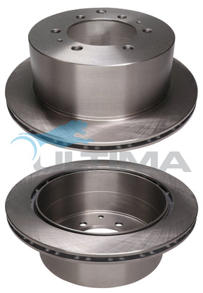 Brake Disc Rotor Rear Fits Landcruiser FZJ80, HDJ80, HZJ80 Upto 8/92 AAP785 - Ultima
