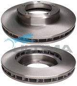Brake Disc Rotor Front Fits Landcruiser 78, 79, 105 Series AAP790 - Ultima