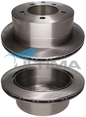 Brake Disc Rotor Rear Fits Landcruiser HDJ78/79, HZJ78/79 AAP794 - Ultima