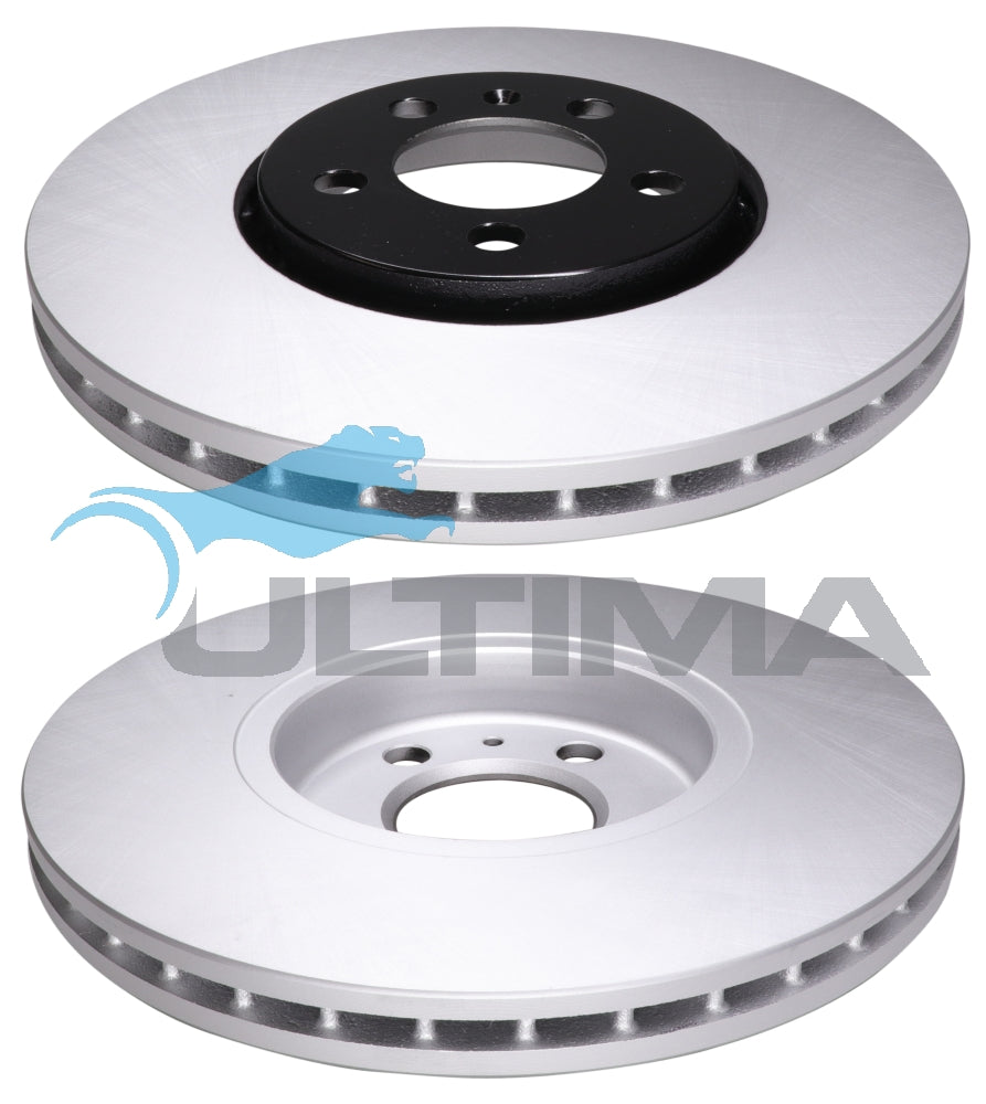 Brake Disc Rotor (F) Fits Audi A3 1.8L, VW Beetle 1.8L, Golf 1.8L Geomet Coated AAP802 - Ultima