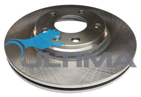 Front Brake Disc Rotor Fits Audi A4 1.6, 1.8L 20V 8/96 - 05 AAP806 - Ultima