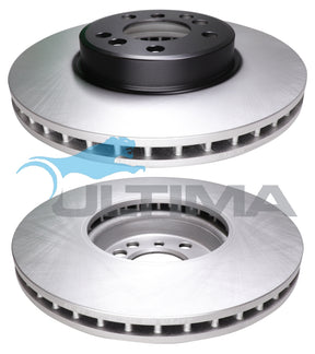 Brake Disc Rotor (F) Fits BMW X5 3.0, 4.4L 10/00 - 12/03 Geomet Coated AAP813 - Ultima