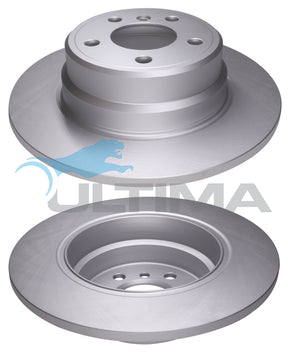 Rear Brake Disc Rotor Fits BMW X5 3.0, 4.4L 10/00 - 12/03 (Solid) AAP814 - Ultima