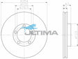 Front Brake Disc Rotor Fits Transit VE Disc/Drum, VF SWB 14" Wheel 94-00 AAP829 - Ultima