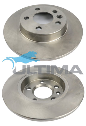 Rear Brake Disc Rotor Fits Transporter T4 Disc/Disc 15" Wheel AAP831 - Ultima