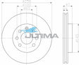 Brake Disc Rotor Front Fits Nubira (6/97 - 5/03) AAP894 - Ultima
