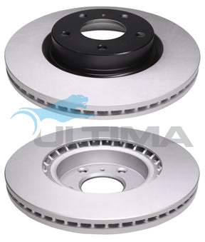 Brake Disc Rotor Front Fits Nissan 350Z (2/03 - 1/05) Geomet Coated AAP954 - Ultima