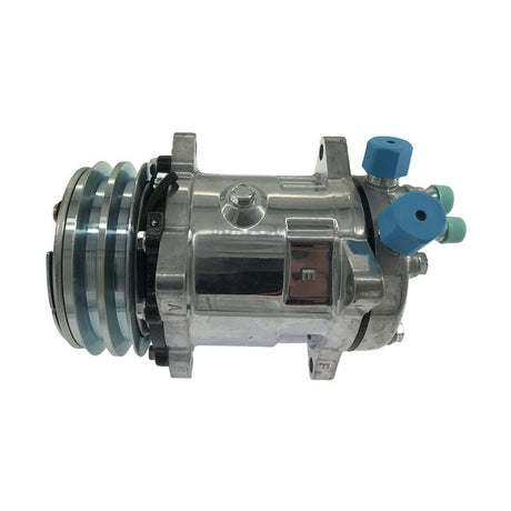 AC Air Conditioning Compressor With Clutch V-Belt Pulley 508 Style For Chevy GM - Machter