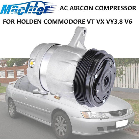 Air Condition Compressor Fit For Holden Commodore VT VU VX VY V6 Monaro Statesman Crewman 3.8L - Machter