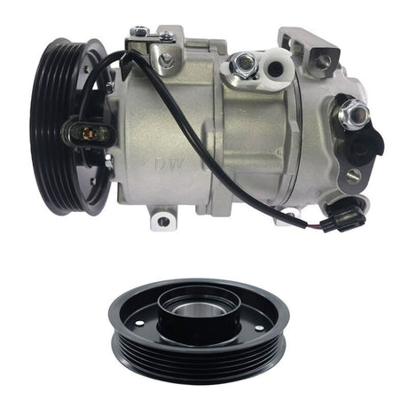 Air Conditioning Compressor + Clutch Fit For Hyundai Accent RB 1.4L 2014-2019 - Machter