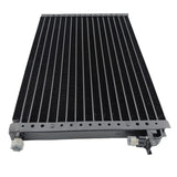Universal A/C Condenser Aluminum 584mm x355mm x22mm Mior ACDR-003 - Machter