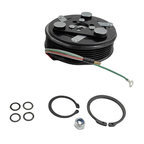 A/C Compressor Clutch Set Fit For Honda Civic 1.7L 38810P2FA01 38810P5M016 2001-2005 - Machter