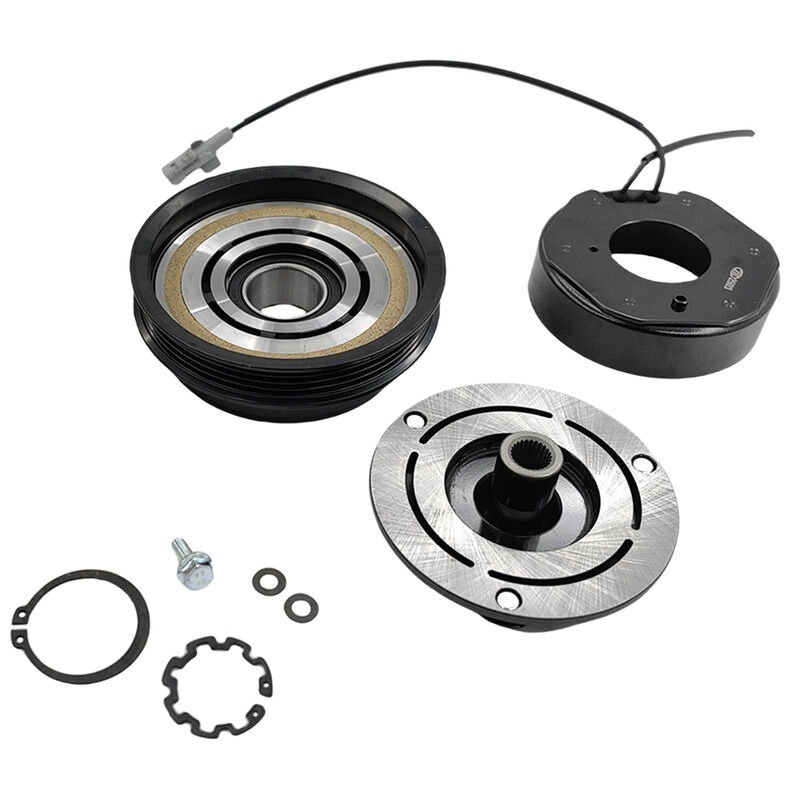 A/C Compressor Clutch Set Fit For Toyota Landcruiser HD78R HDJ79R HDJ100R 1HD-FTE 4.2L 6 Cyl 1999-2007 ACLM-TA002 - Machter