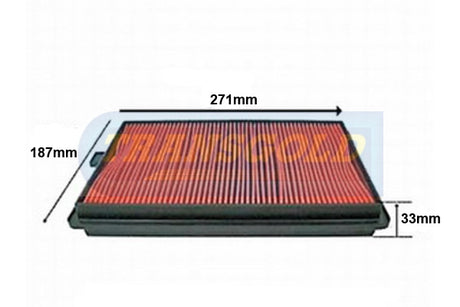 Air Filter Honda Accord 87-89/Prelude 85-87 AF0470 - Transgold | Universal Auto Spares