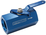 Shut Off Valve -10ORB Blue Female -10ORB Ports AF1001-10 - Aeroflow