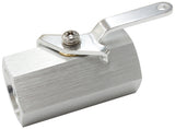 Shut Off Valve -10ORB Silver Female -10ORB Ports AF1001-10S - Aeroflow