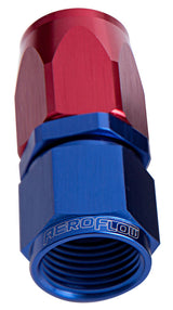 -6AN Taper Series Straight Hose End Blue AF101-06 - Aeroflow