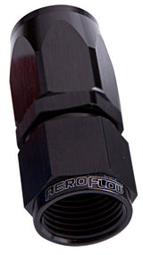 -6AN Taper Series Straight Hose End Black *25 Pack* AF101-06BLK-25 - Aeroflow