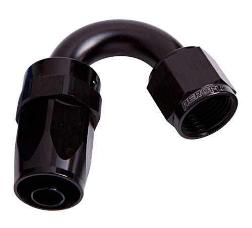 -20AN Taper Series 150 Degree Hose End Black AF105-20BLK - Aeroflow