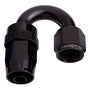 -8AN Taper Series 180 Degree Hose End Black AF106-08BLK - Aeroflow
