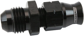 1/4" Hard Line To -6AN Male Adapter Black W/ Olive AF108-06-04BLK - Aeroflow