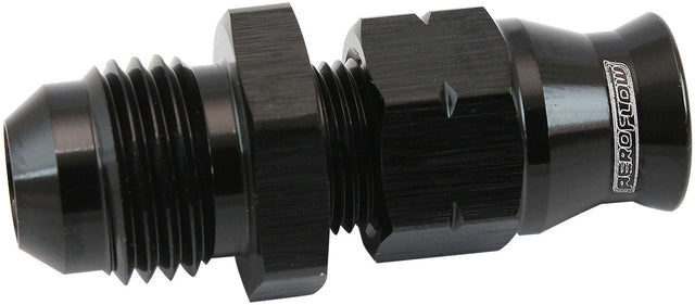 1/4" Hard Line To -6AN Male Adapter Black W/ Olive AF108-06-04BLK - Aeroflow