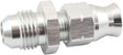 1/4" Hard Line To -6AN Male Adapter Silver W/ Olive AF108-06-04S - Aeroflow