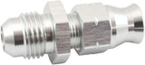 1/4" Hard Line To -6AN Male Adapter Silver W/ Olive AF108-06-04S - Aeroflow