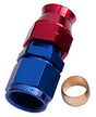 3/8" Hard Line To -6AN Female Adapter Blue W/ Olive AF109-06 - Aeroflow