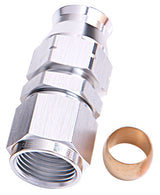 3/4" Hard Line To -12AN Female Adapter Silver W/ Olive AF109-12S - Aeroflow