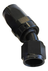 -6AN Taper Series 30 Degree Hose End Black AF117-06BLK - Aeroflow