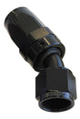 -12AN Taper Series 30 Degree Hose End Black AF117-12BLK - Aeroflow