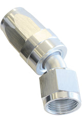 -20AN Taper Series 30 Degree Hose End Silver AF117-20S - Aeroflow