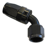 -10AN Taper Series 60 Degree Hose End Black AF118-10BLK - Aeroflow