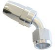 -20AN Taper Series 60 Degree Hose End Silver AF118-20S - Aeroflow