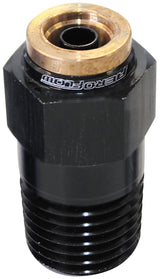 1/8" NPT Straight To 3/16" 120 Series Nylon Black Fitting AF121-02BLK - Aeroflow