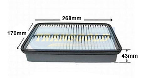 Air Filter Toyota Corolla/Sprinter 94-97 AF1268 - Transgold | Universal Auto Spares
