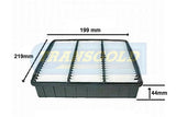 Air Filter Lancer Lb,Lc,Ca,Cb,Cc 92-96/Proton Satria,M21 97-9 AF1273 - Transgold | Universal Auto Spares