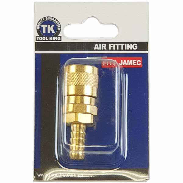 JAMEC Equivalent Coupling 3/8" Hose/Tail - Tool King | Universal Auto Spares