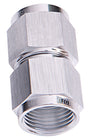 Straight Female Flare -4AN Silver Swivel Coupler AF131-04S - Aeroflow