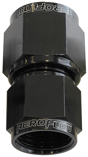 Swivel Coupler Reducer -10AN To -8AN Black Female Reducer AF131-08-10BLK - Aeroflow