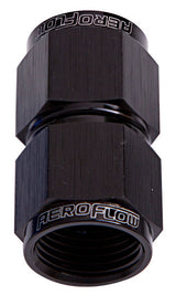 Straight Female Flare -20AN Black Coupler AF131-20BLK - Aeroflow
