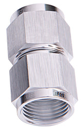 Straight Female Flare -20AN Silver Coupler AF131-20S - Aeroflow