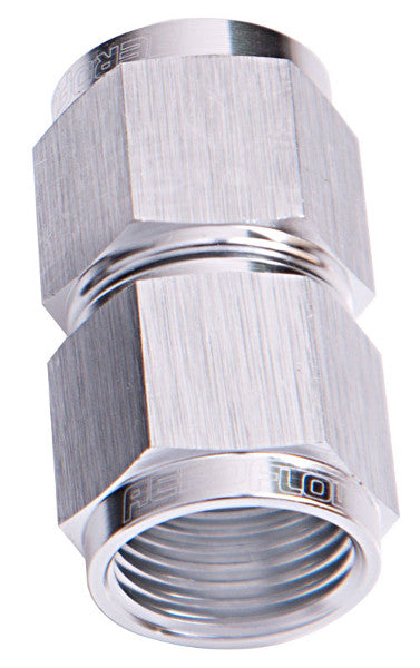 Straight Female Flare -20AN Silver Coupler AF131-20S - Aeroflow