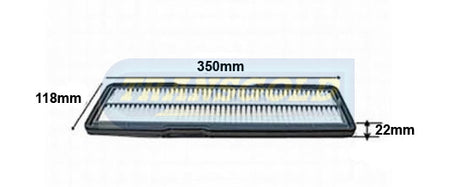 Air Filter Daihatsu Move, Charade, Mira AF1381 - Transgold | Universal Auto Spares
