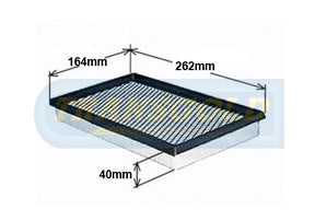 Air Filter Ford Probe 1998-on 2.5L V6 (wa988) (A1384) AF1384 - Transgold | Universal Auto Spares